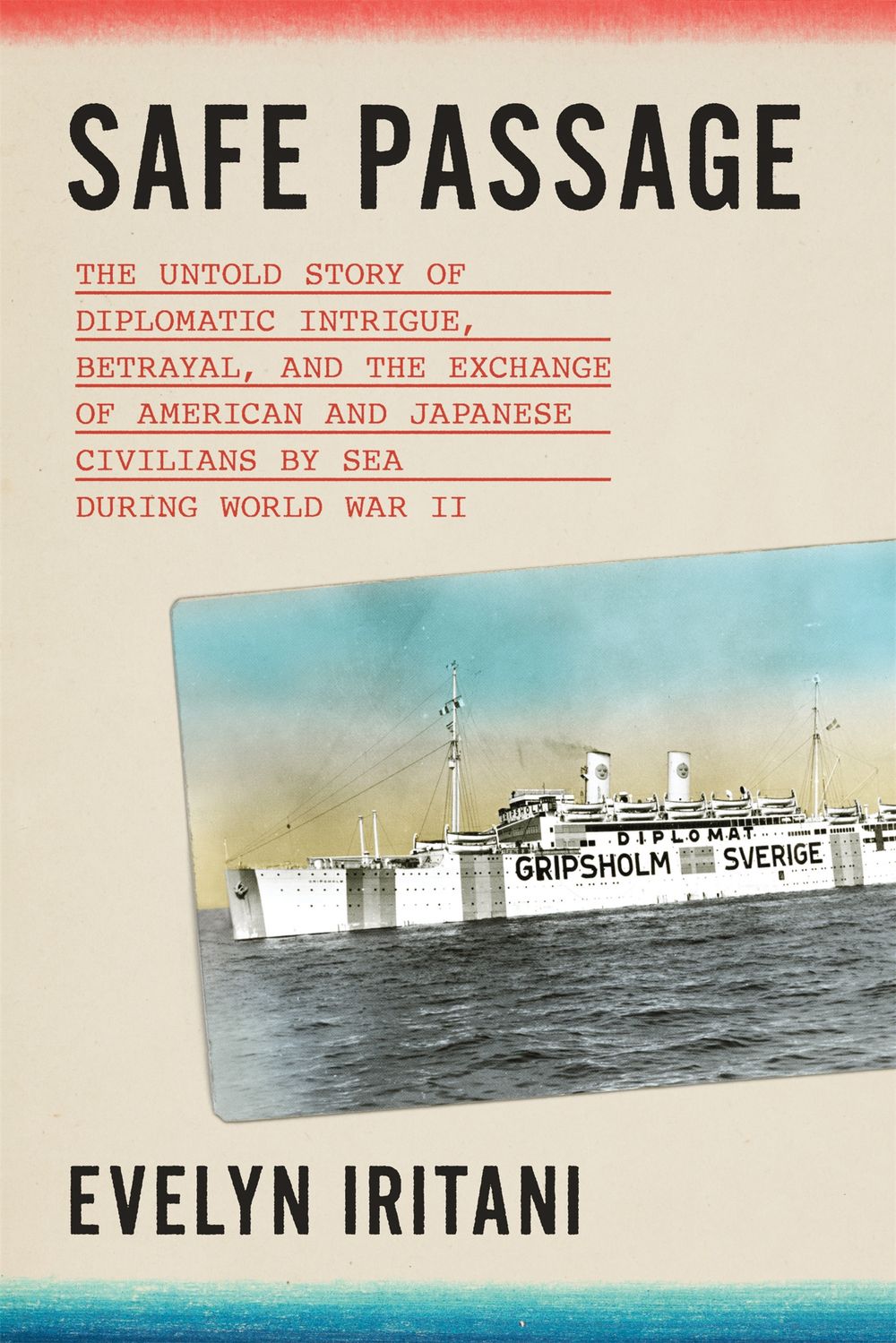 The book cover of “Safe Passage” by Evelyn Iritani