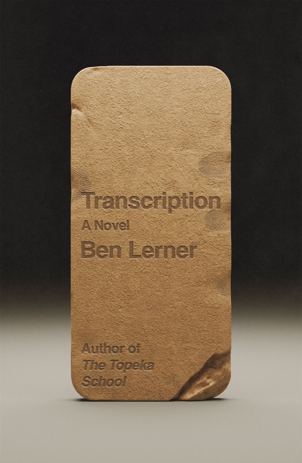 The book cover of “Transcription” by Ben Lerner