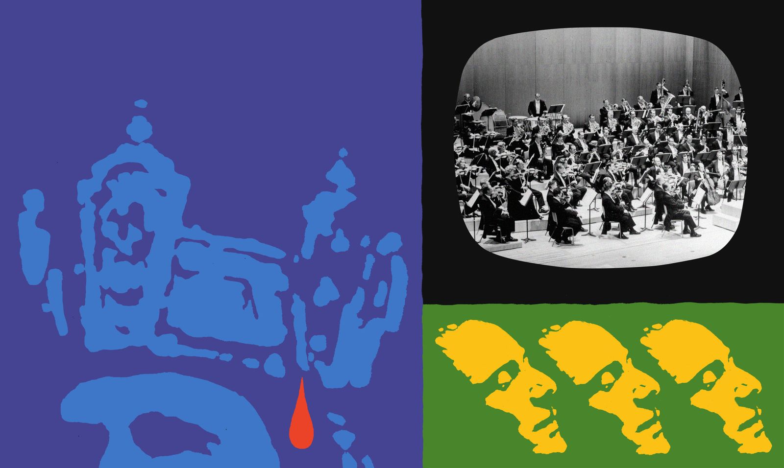 A blood crown an orchestra and Steve Reich