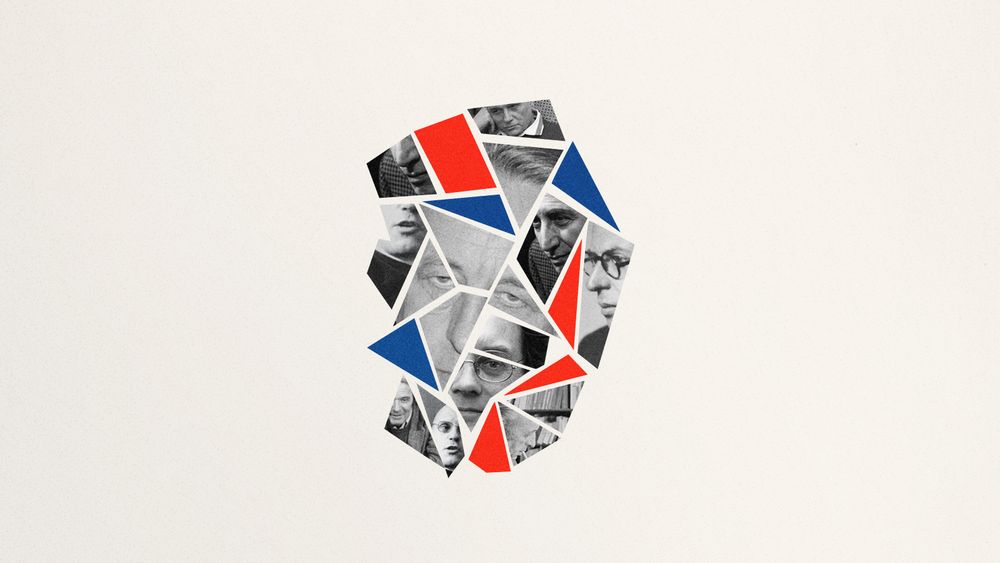 A collage of various philosophers